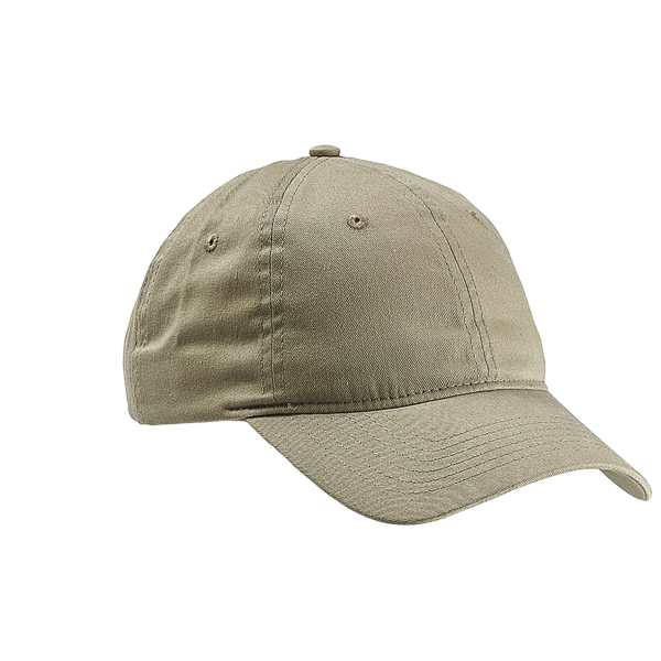 Big Accessories Six-Panel Twill Cap, Stone, Right Side view