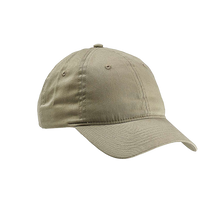 Big Accessories Six-Panel Twill Cap, Stone, Right Side view