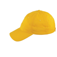 Big Accessories Six-Panel Twill Cap, Sunray Yellow, Left Side view