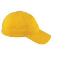 Big Accessories Six-Panel Twill Cap, Sunray Yellow, Right Side view