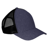 Big Accessories Sport Trucker Cap, Navy / Black, Front view
