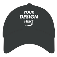 Big Accessories Twill Cap, Black, Front view, Mockup