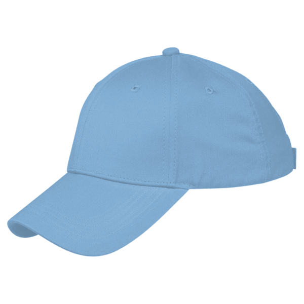 Big Accessories Twill Cap, Carolina Blue, Left Side view