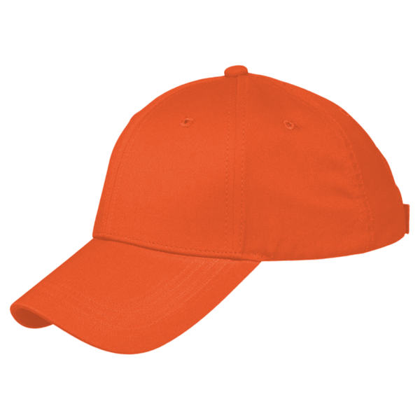Big Accessories Twill Cap, Orange, Left Side view