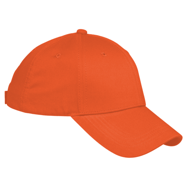 Big Accessories Twill Cap, Orange, Right Side view