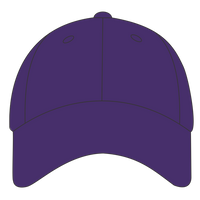 Big Accessories Twill Cap, Purple, Front view