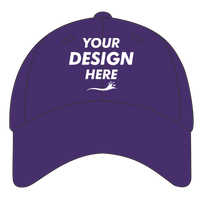 Big Accessories Twill Cap, Purple, Front view, Mockup