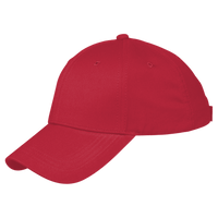 Big Accessories Twill Cap, Red, Left Side view