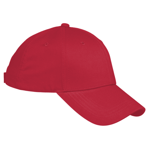 Big Accessories Twill Cap, Red, Right Side view