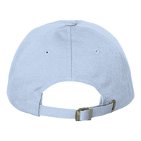 Big Accessories Ultimate Dad Hat, Light Blue, Back view