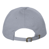 Big Accessories Ultimate Dad Hat, Light Grey, Back view