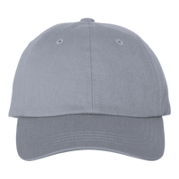 Big Accessories Ultimate Dad Hat, Light Grey, Front view