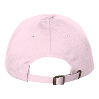 Big Accessories Ultimate Dad Hat, Pink, Back view