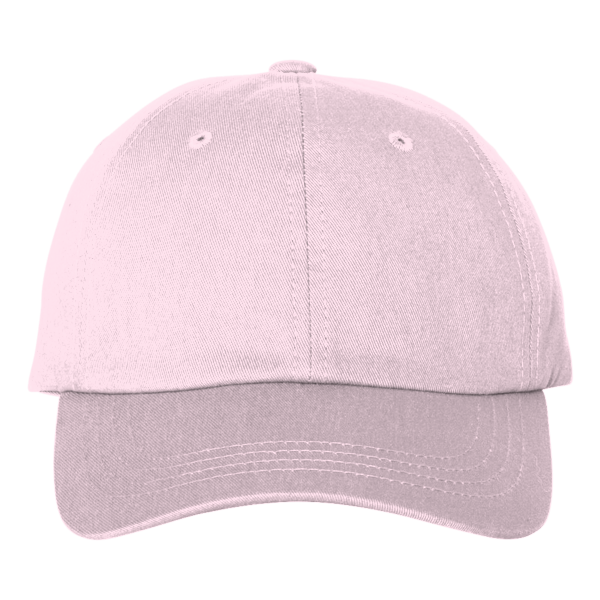 Big Accessories Ultimate Dad Hat, Pink, Front view