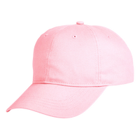 Big Accessories Ultimate Dad Hat, Pink, Left Side view