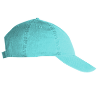 Big Accessories Washed Chino Cap, Lagoon Blue, Right Side view