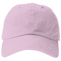 Big Accessories Washed Chino Cap, Light Pink, Front view