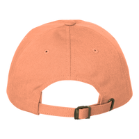 Big Accessories Washed Chino Cap, Mango, Back view