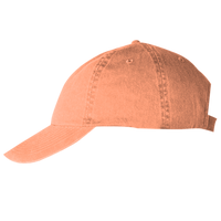 Big Accessories Washed Chino Cap, Mango, Left Side view