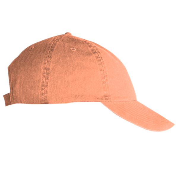 Big Accessories Washed Chino Cap, Mango, Right Side view