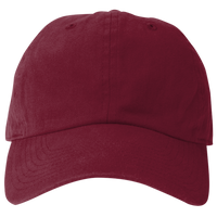 Big Accessories Washed Chino Cap, Maroon, Front view