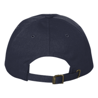 Big Accessories Washed Chino Cap, Navy, Back view