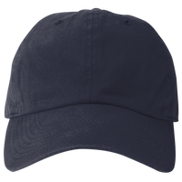 Big Accessories Washed Chino Cap, Navy, Front view