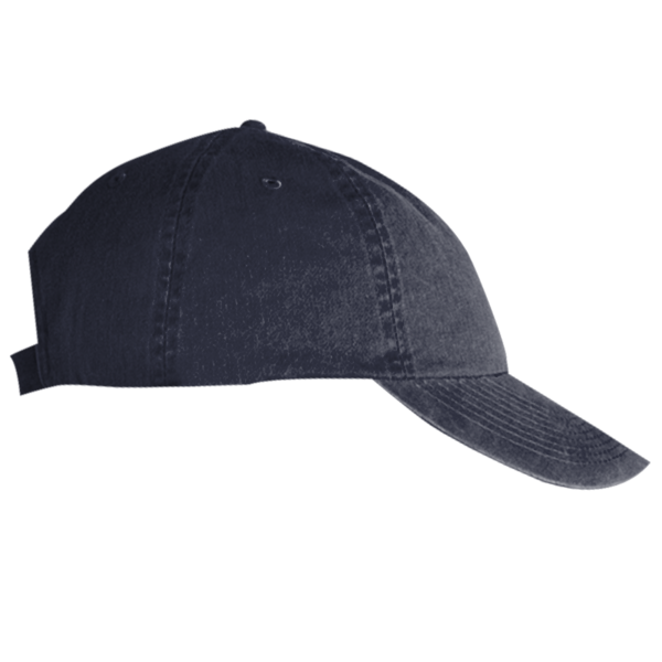 Big Accessories Washed Chino Cap, Navy, Right Side view