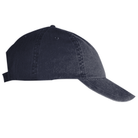Big Accessories Washed Chino Cap, Navy, Right Side view
