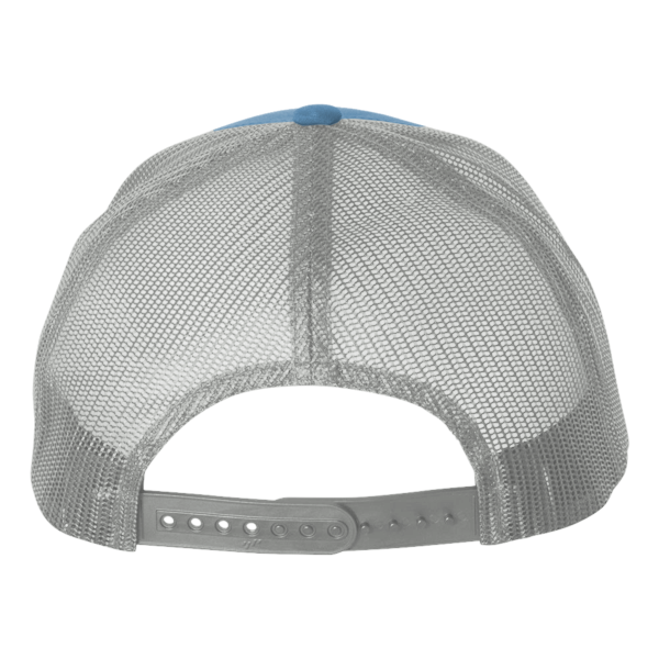 Big Accessories Washed Trucker Cap, Blue / Grey, Back view