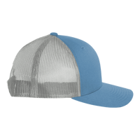 Big Accessories Washed Trucker Cap, Blue / Grey, Right Side view
