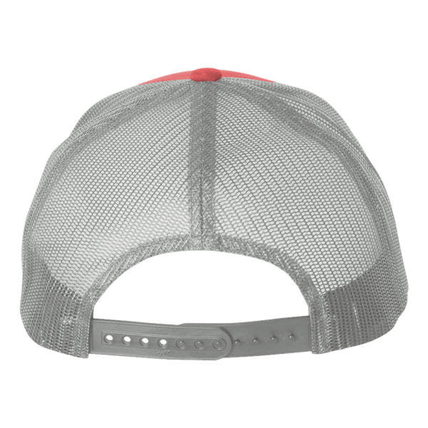 Big Accessories Washed Trucker Cap, Cosmo / Grey, Back view