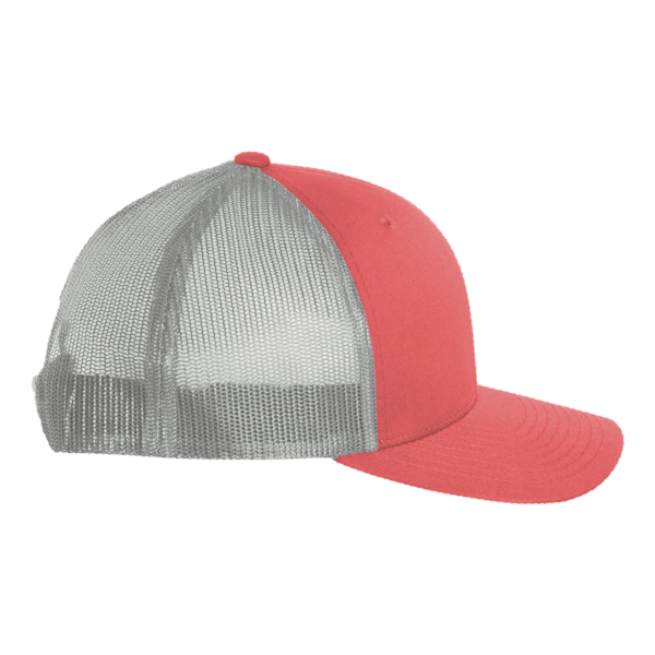 Big Accessories Washed Trucker Cap, Cosmo / Grey, Right Side view