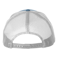 Big Accessories Washed Trucker Cap, Indigo / White, Back view