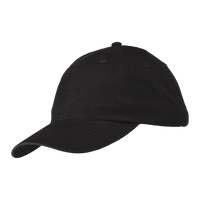 Big Accessories Youth Classic Brushed Twill Cap, Black, Left Side view