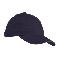 Big Accessories Youth Classic Brushed Twill Cap, Navy, Right Side view