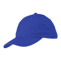 Big Accessories Youth Classic Brushed Twill Cap, Royal, Left Side view