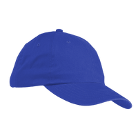 Big Accessories Youth Classic Brushed Twill Cap, Royal, Right Side view
