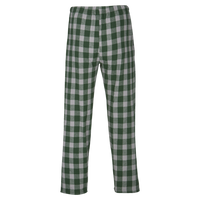 Boxercraft Men's Harley Flannel Pants, Green / Oxford Buffalo / Oxford Buffalo, Back view