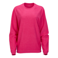 Boxercraft Unisex Corded Crewneck Sweatshirt, Cosmic Pink, Front view