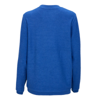 Boxercraft Unisex Corded Crewneck Sweatshirt, Electric Royal, Back view