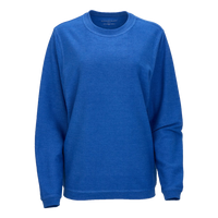 Boxercraft Unisex Corded Crewneck Sweatshirt, Electric Royal, Front view