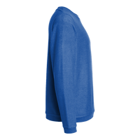 Boxercraft Unisex Corded Crewneck Sweatshirt, Electric Royal, Right Sleeve view