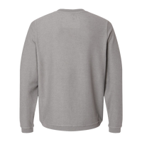 Boxercraft Unisex Corded Crewneck Sweatshirt, Oxford, Back view