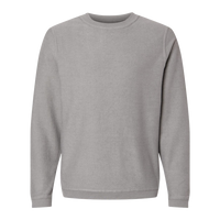 Boxercraft Unisex Corded Crewneck Sweatshirt, Oxford, Front view