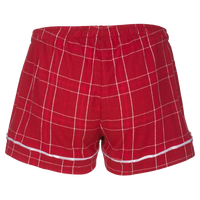 Boxercraft Women's Flannel Shorts, Crimson Field Day Plaid / Crimson Field Day Plaid, Back view