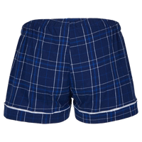 Boxercraft Women's Flannel Shorts, Navy Field Day Plaid / Navy Field Day Plaid, Back view