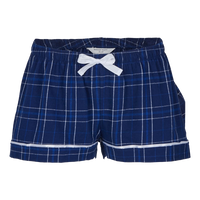 Boxercraft Women's Flannel Shorts, Navy Field Day Plaid / Navy Field Day Plaid, Front view