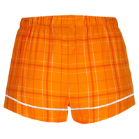 Boxercraft Women's Flannel Shorts, Orange Field Day Plaid / Orange Field Day Plaid, Back view