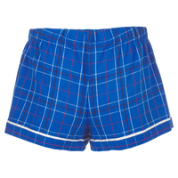 Boxercraft Women's Flannel Shorts, Royal Field Day Plaid / Royal Field Day Plaid, Back view